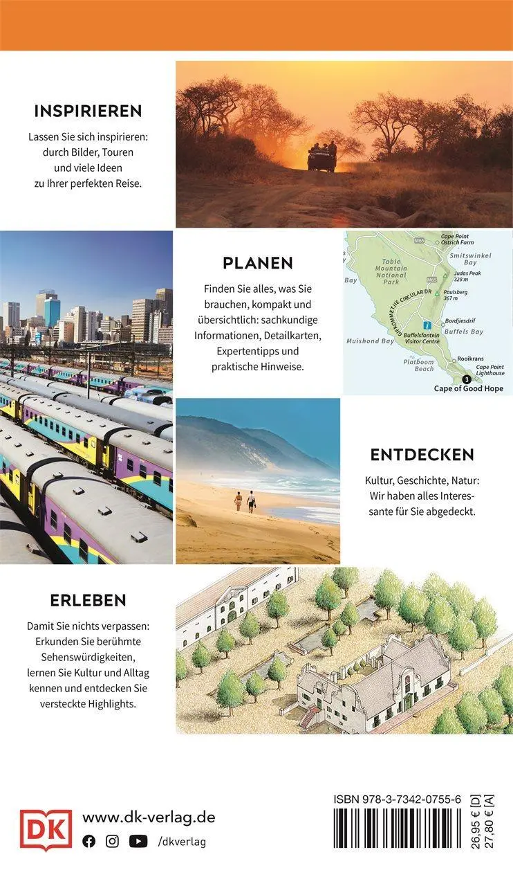 Rückseite: 9783734207556 | Vis-à-Vis Reiseführer Südafrika | DK Verlag - Reise | Taschenbuch