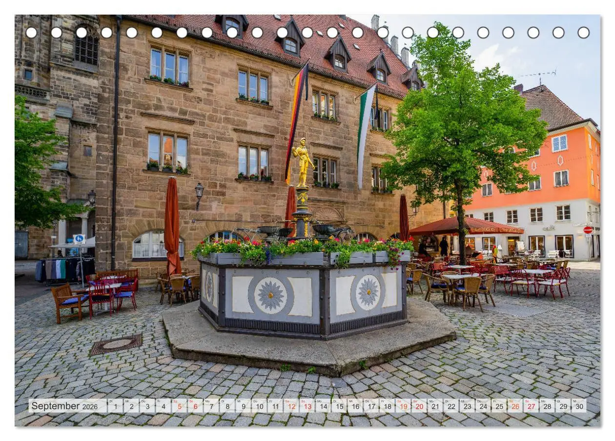 Bild: 9783457787656 | Ansbach Impressionen (Tischkalender 2026 DIN A5 quer), CALVENDO...