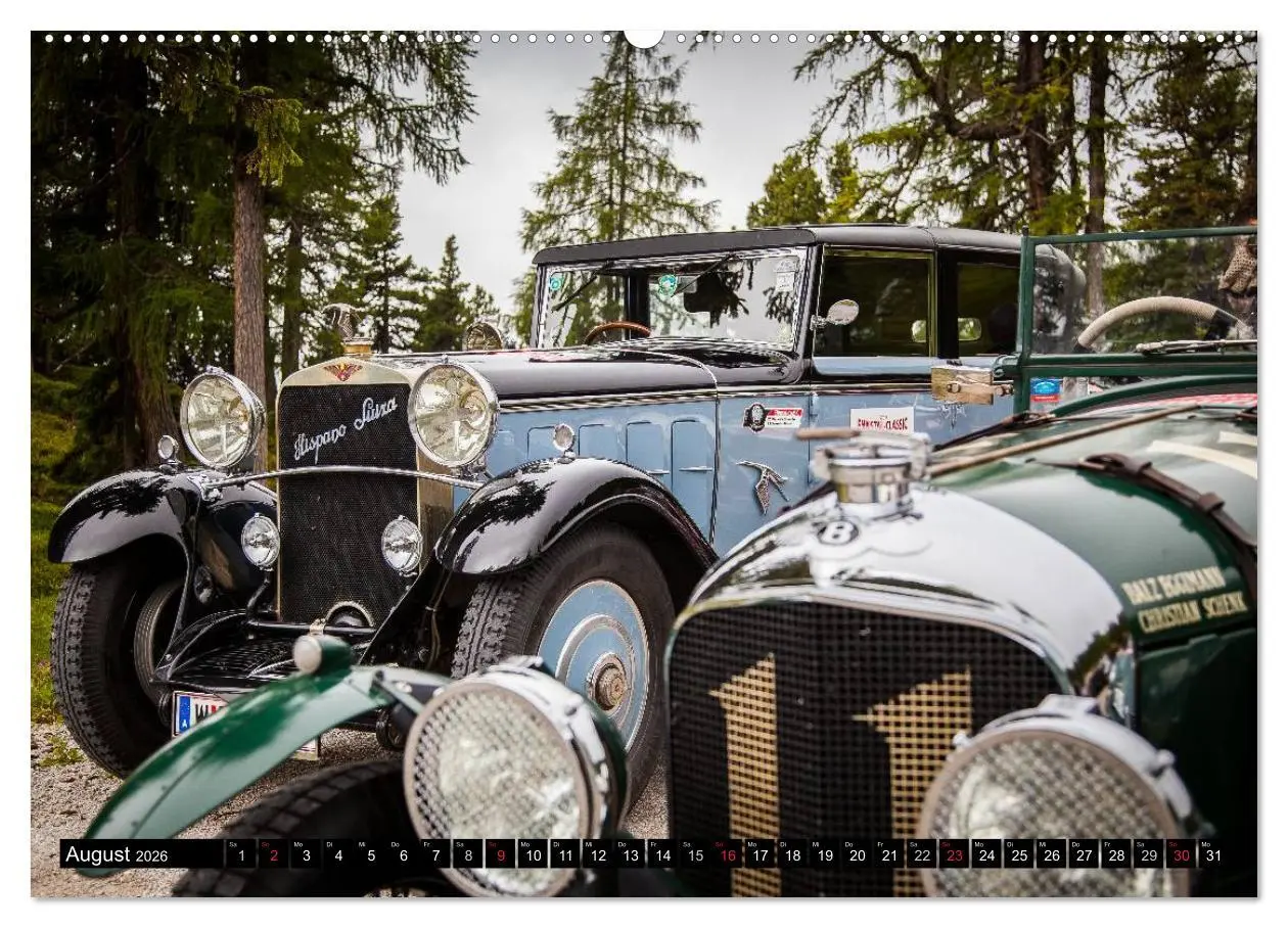 Bild: 9783516017656 | Die schönsten Oldtimer 2026 (Wandkalender 2026 DIN A2 quer),...