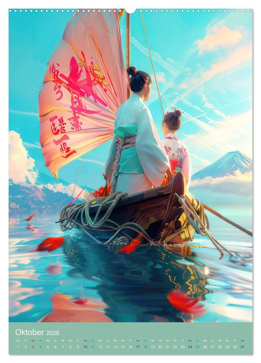 Bild: 9783516257656 | Animé - Bezaubernde Welt (Wandkalender 2026 DIN A2 hoch), CALVENDO...