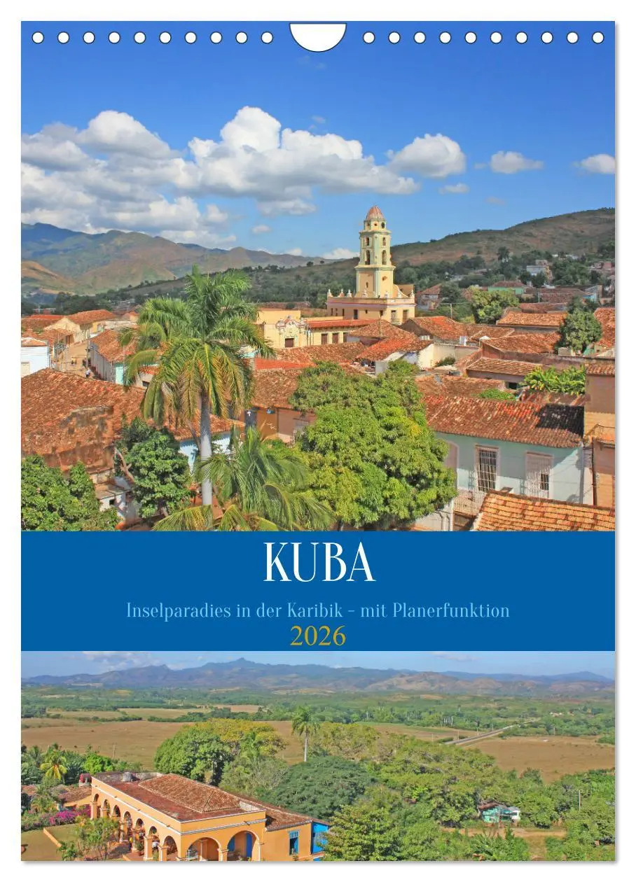 Cover: 9783516327656 | Kuba - Inselparadies in der Karibik (Wandkalender 2026 DIN A4...