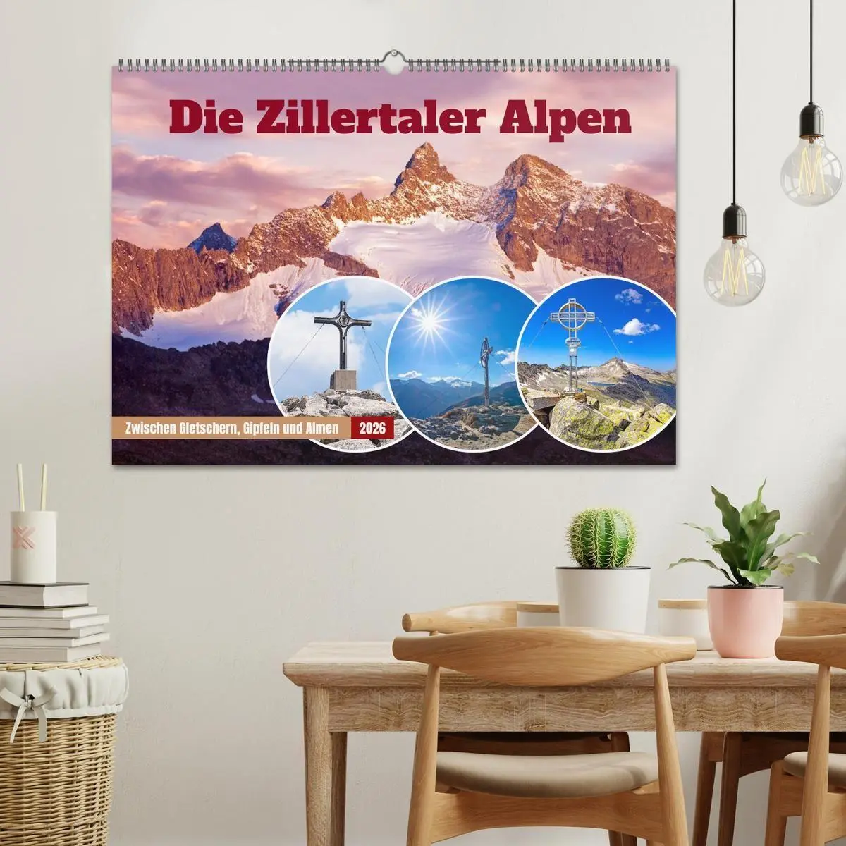 Bild: 9783516707656 | Die Zillertaler Alpen (Wandkalender 2026 DIN A2 quer), CALVENDO...