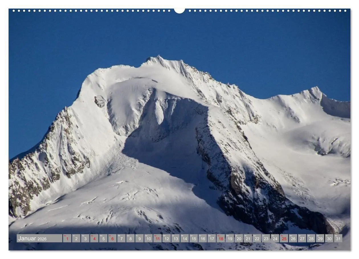 Bild: 9783516707656 | Die Zillertaler Alpen (Wandkalender 2026 DIN A2 quer), CALVENDO...