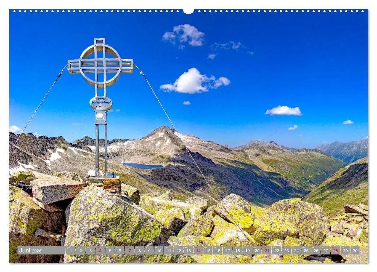 Bild: 9783516707656 | Die Zillertaler Alpen (Wandkalender 2026 DIN A2 quer), CALVENDO...