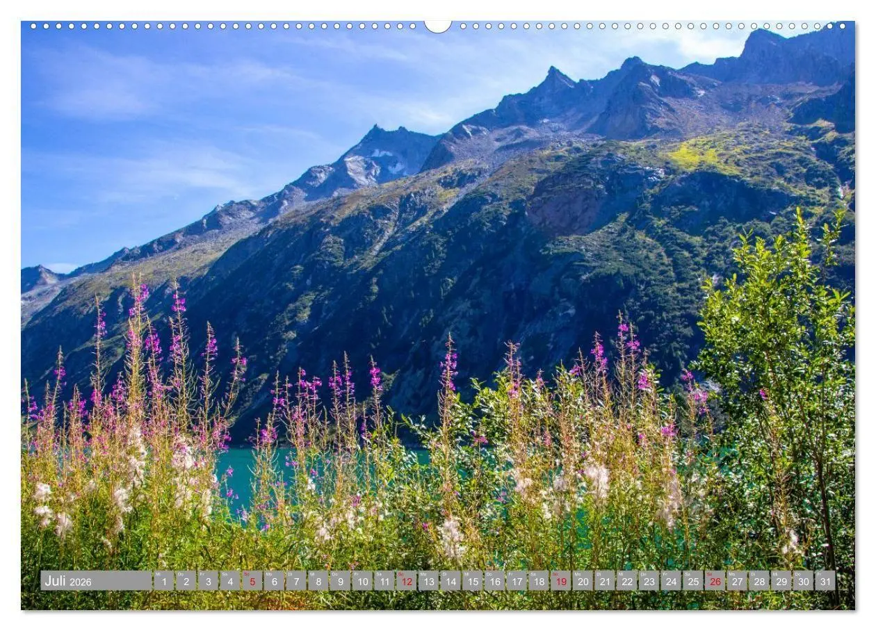 Bild: 9783516707656 | Die Zillertaler Alpen (Wandkalender 2026 DIN A2 quer), CALVENDO...