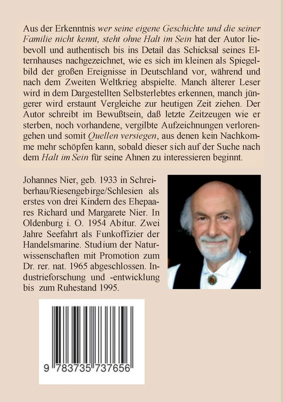 Rückseite: 9783735737656 | Bevor die Quellen versiegen | Schicksal einer Familie 1929 - 1951