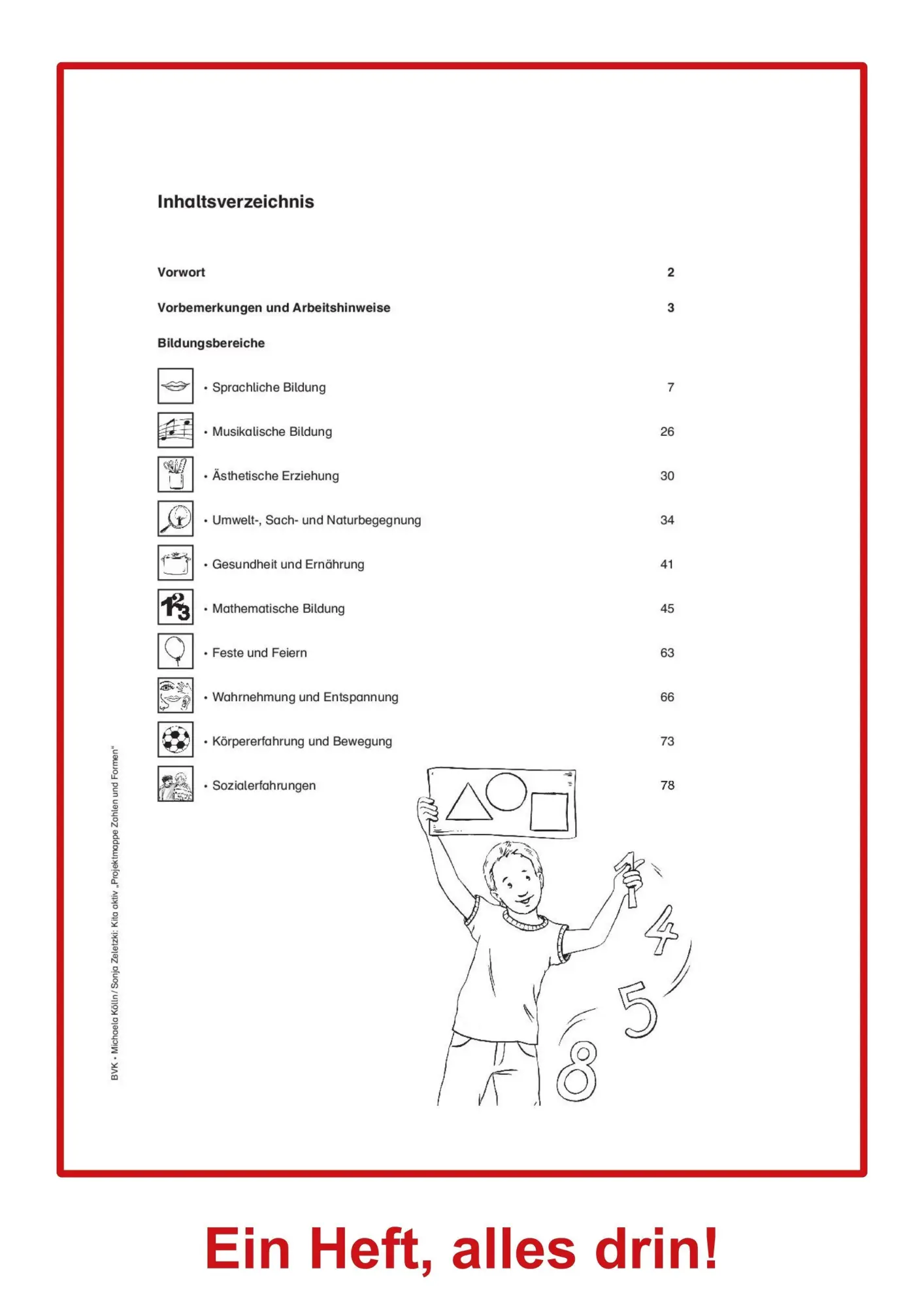 Bild: 9783867407656 | Kita aktiv Projektmappe Zahlen und Formen | Michaela Kölln (u. a.)