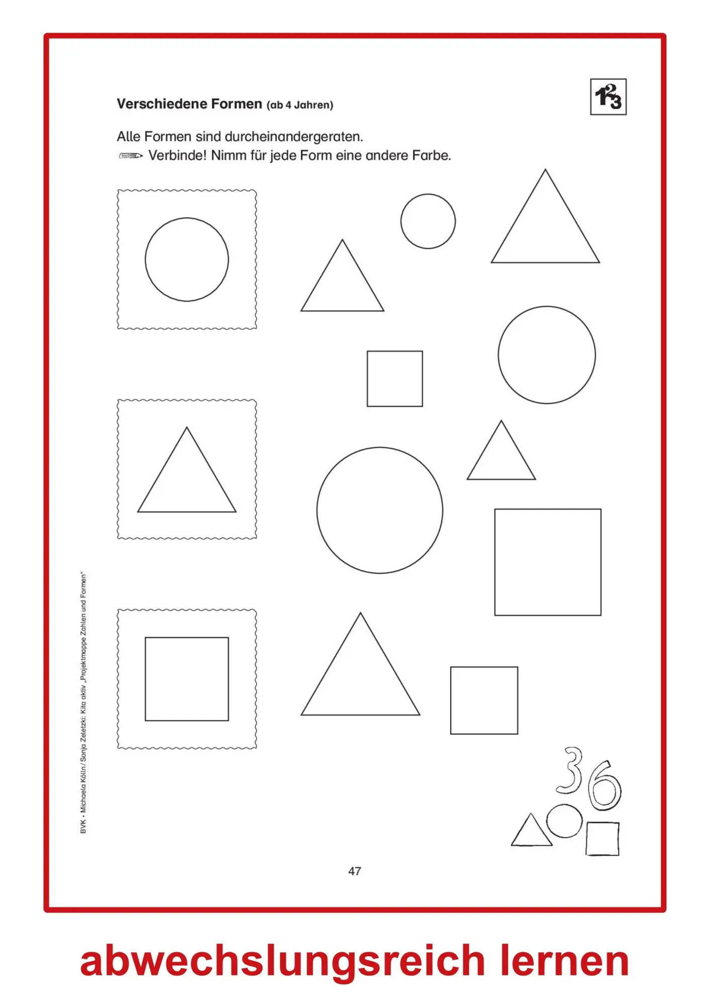 Bild: 9783867407656 | Kita aktiv Projektmappe Zahlen und Formen | Michaela Kölln (u. a.)