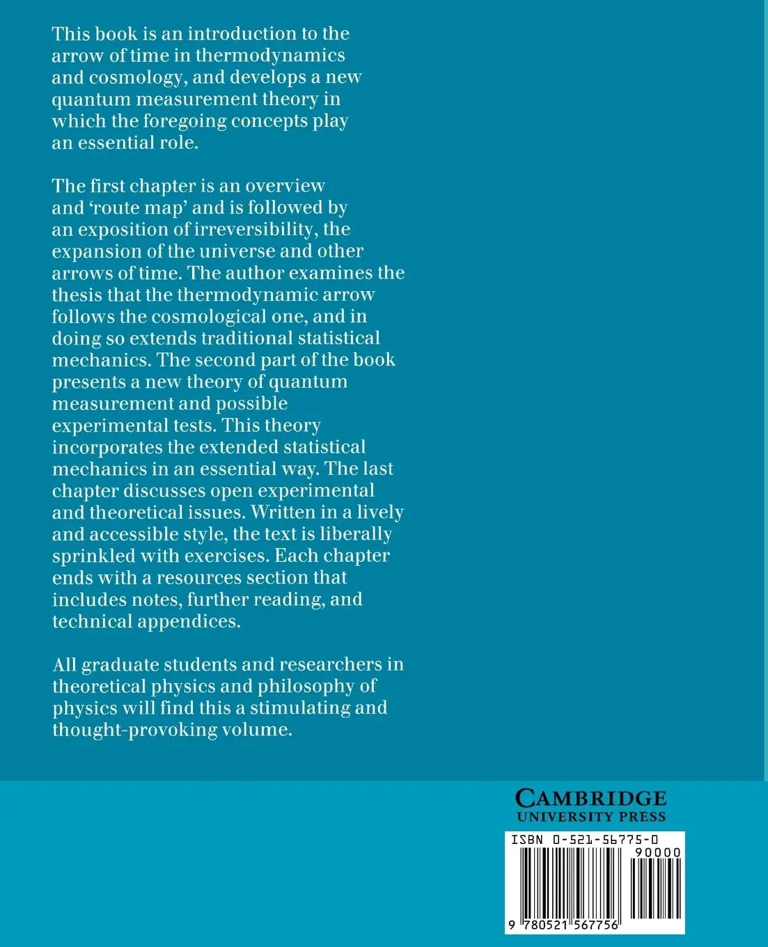 Rückseite: 9780521567756 | Time's Arrows and Quantum Measurement | L. S. Schulman | Taschenbuch