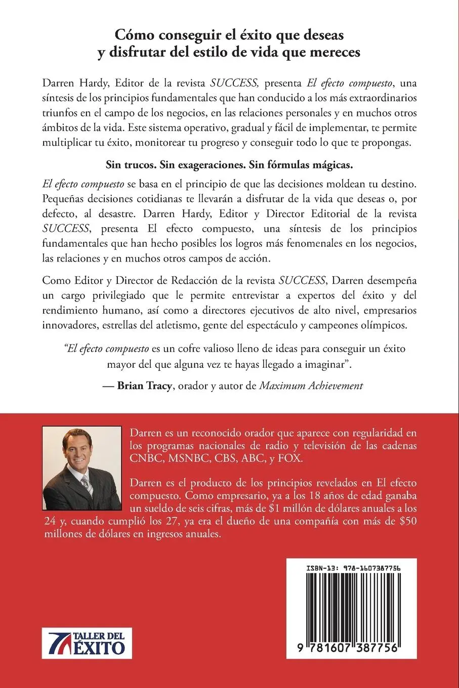 Rückseite: 9781607387756 | El efecto compuesto | Multiplica tu éxito de forma sencilla | Hardy