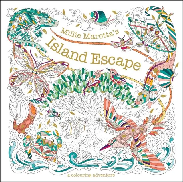 Cover: 9781849947756 | Millie Marotta's Island Escape | A Colouring Adventure | Marotta
