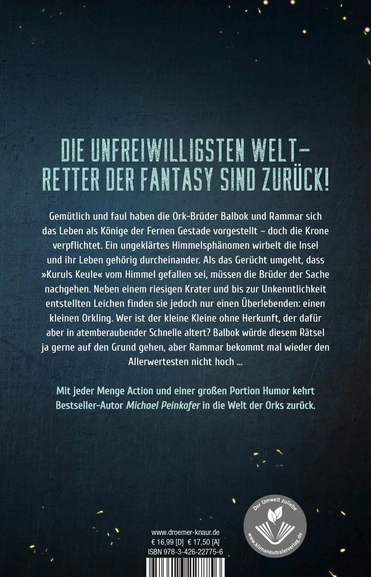 Rückseite: 9783426227756 | Die Welt der Orks | Roman. Die Ork-Saga geht weiter | Peinkofer | Buch