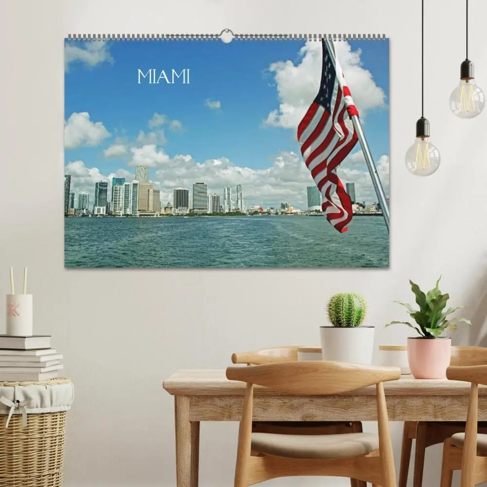 Bild: 9783435827756 | MIAMI (Wandkalender 2025 DIN A2 quer), CALVENDO Monatskalender | 2025