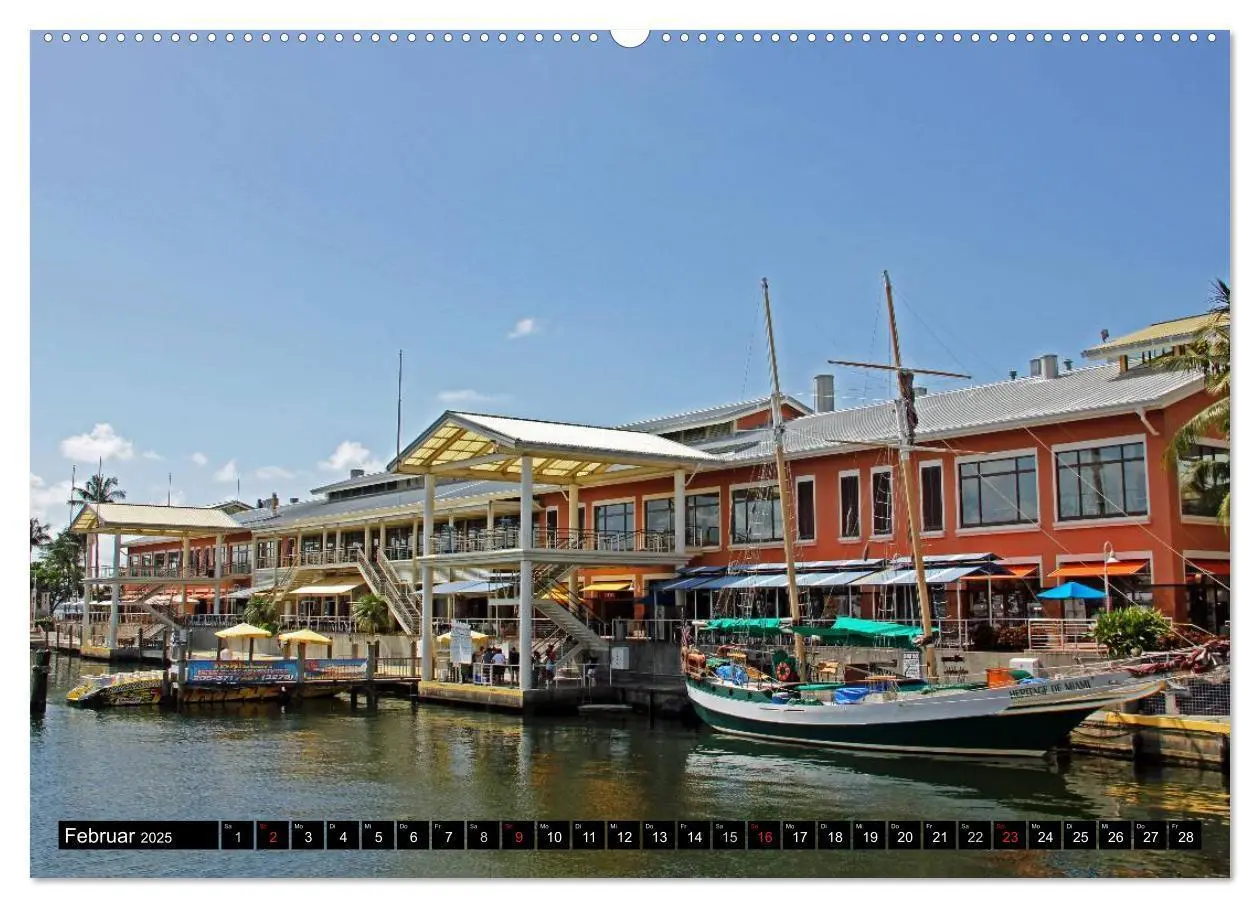 Bild: 9783435827756 | MIAMI (Wandkalender 2025 DIN A2 quer), CALVENDO Monatskalender | 2025