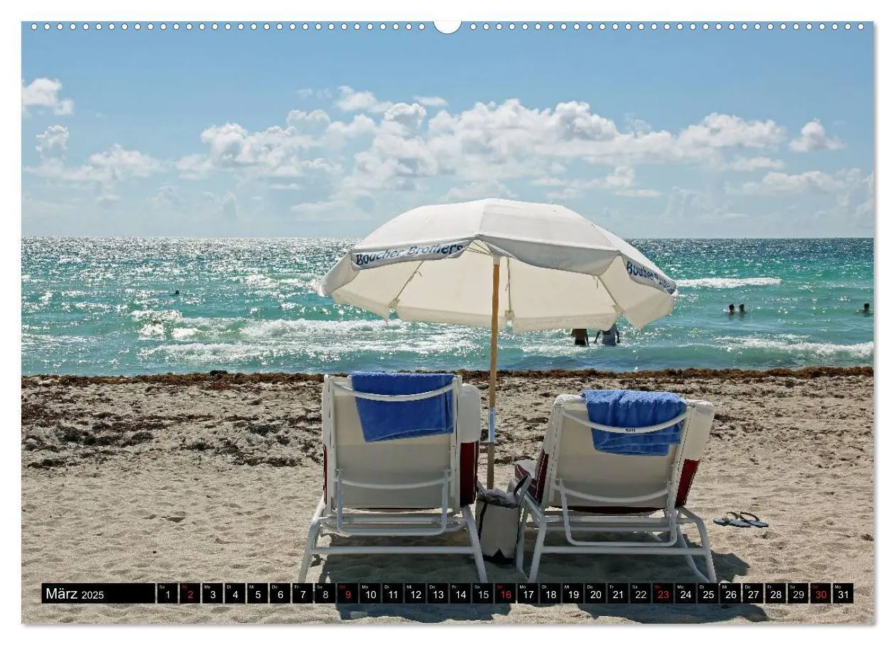 Bild: 9783435827756 | MIAMI (Wandkalender 2025 DIN A2 quer), CALVENDO Monatskalender | 2025