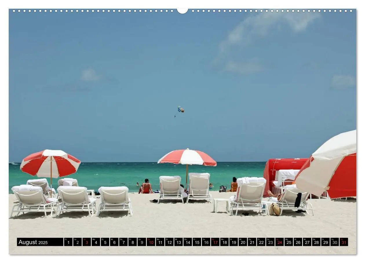 Bild: 9783435827756 | MIAMI (Wandkalender 2025 DIN A2 quer), CALVENDO Monatskalender | 2025