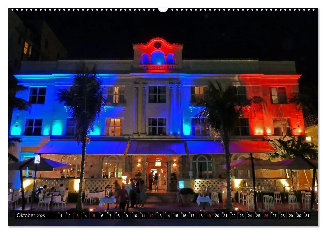 Bild: 9783435827756 | MIAMI (Wandkalender 2025 DIN A2 quer), CALVENDO Monatskalender | 2025