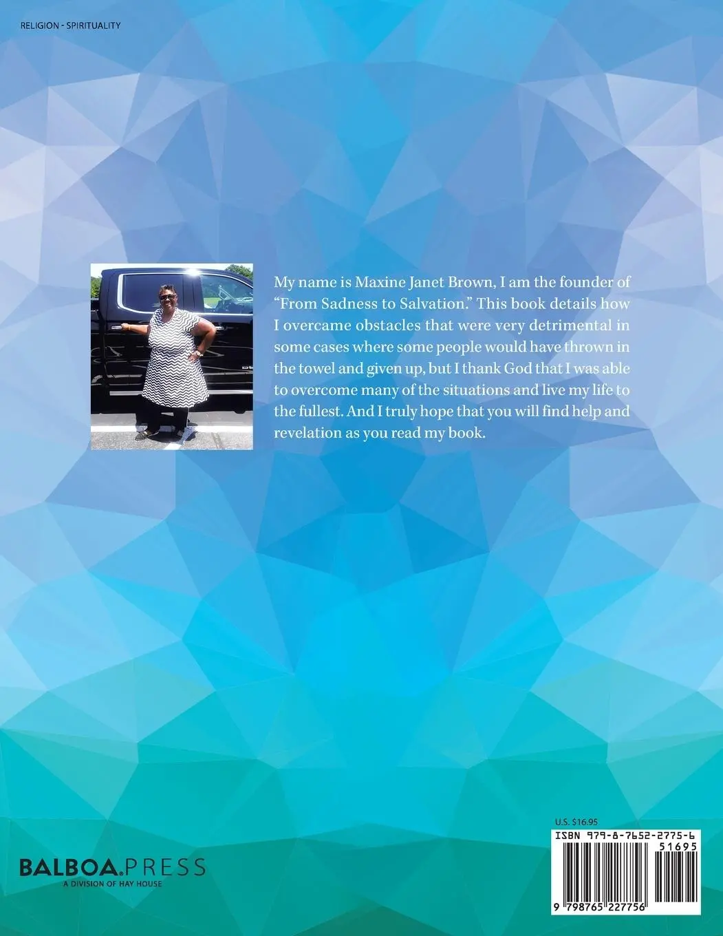 Rückseite: 9798765227756 | From Sadness to Salvation | Maxine Brown | Taschenbuch | Englisch