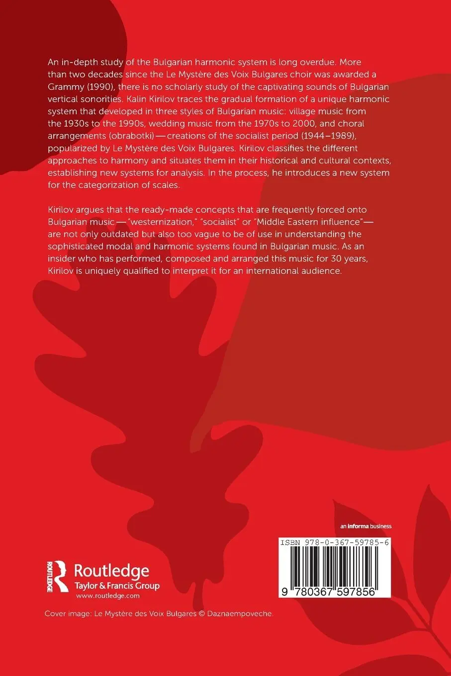 Rückseite: 9780367597856 | Bulgarian Harmony | Kalin S. Kirilov | Taschenbuch | Englisch | 2020