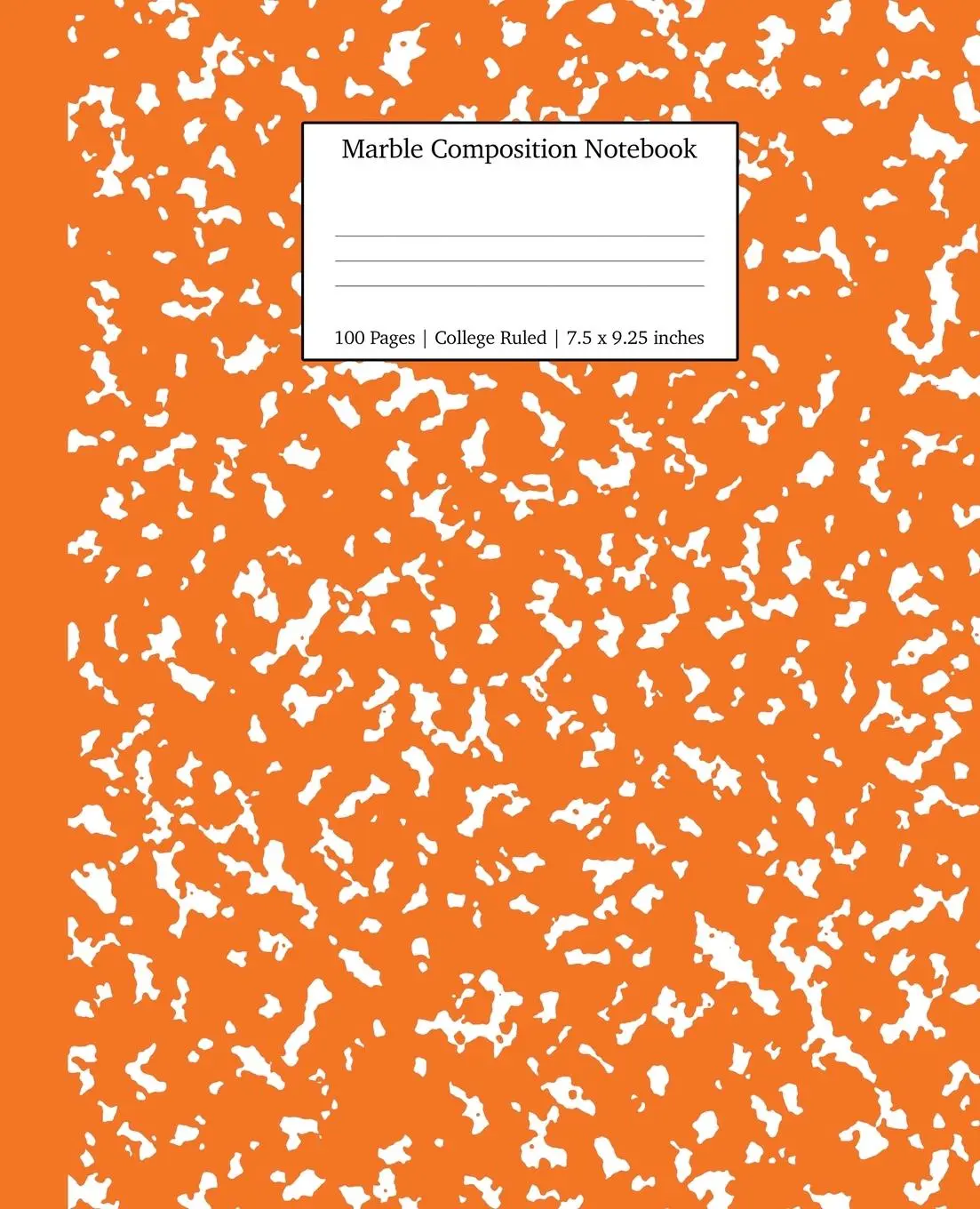 Cover: 9781989387856 | Marble Composition Notebook College Ruled | Young Dreamers Press