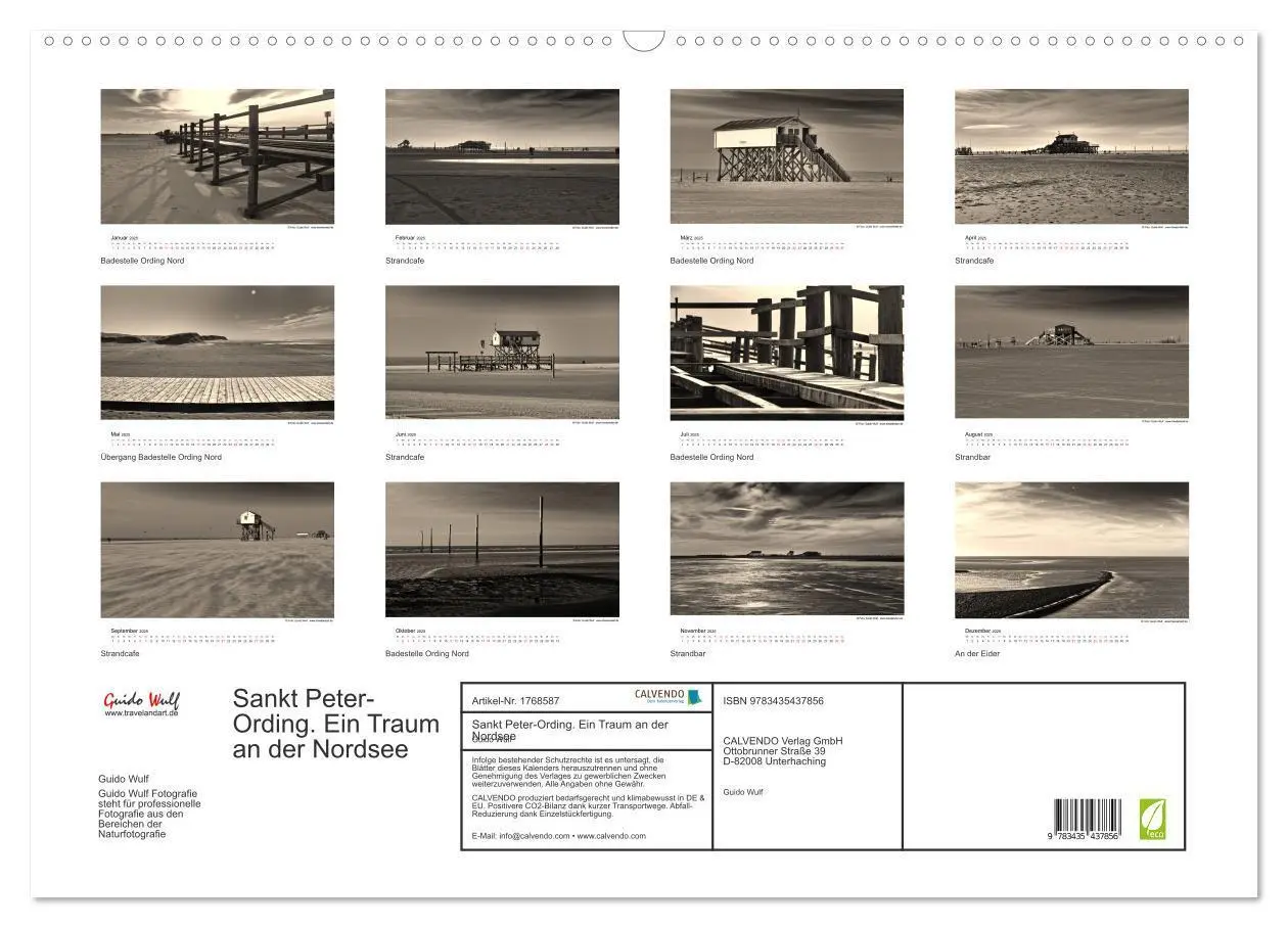 Bild: 9783435437856 | Sankt Peter-Ording. Ein Traum an der Nordsee (Wandkalender 2025 DIN...