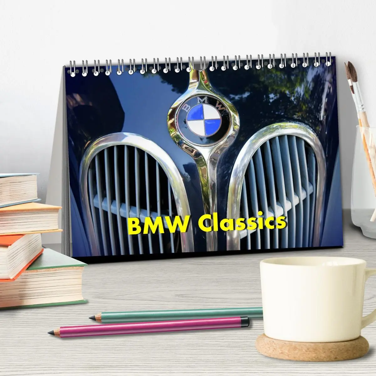 Bild: 9783457697856 | BMW Classics (Tischkalender 2026 DIN A5 quer), CALVENDO Monatskalender