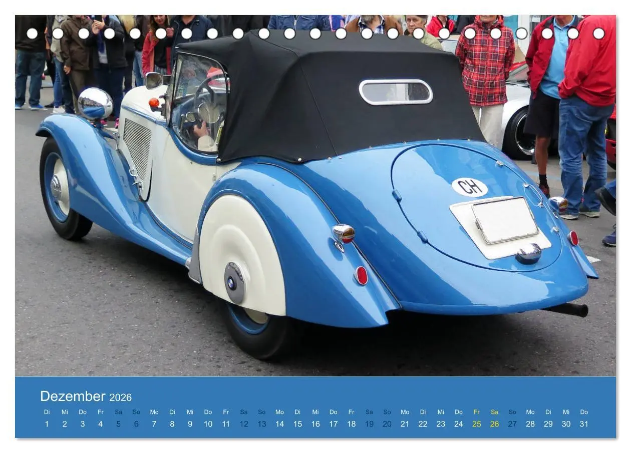 Bild: 9783457697856 | BMW Classics (Tischkalender 2026 DIN A5 quer), CALVENDO Monatskalender