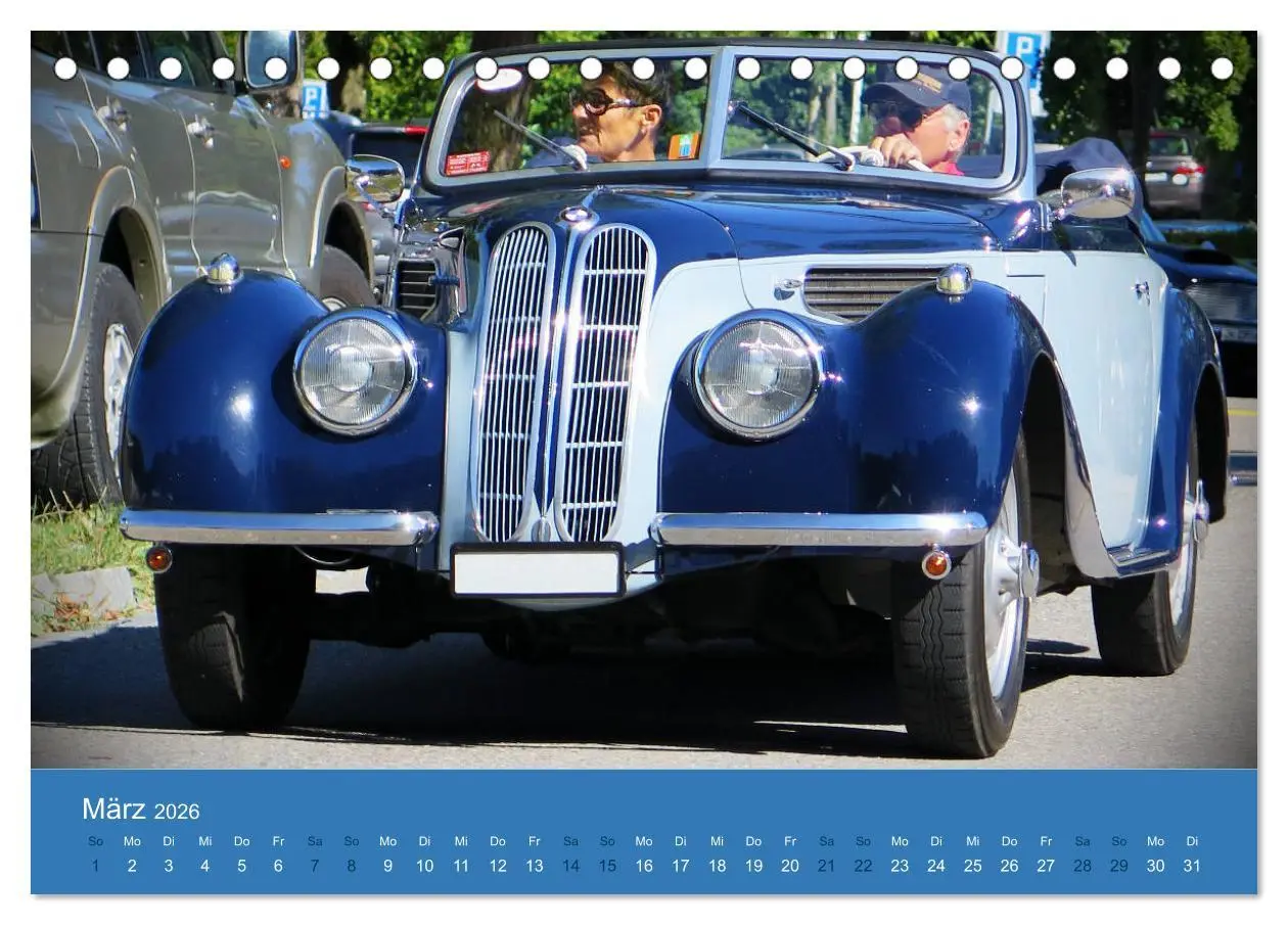 Bild: 9783457697856 | BMW Classics (Tischkalender 2026 DIN A5 quer), CALVENDO Monatskalender