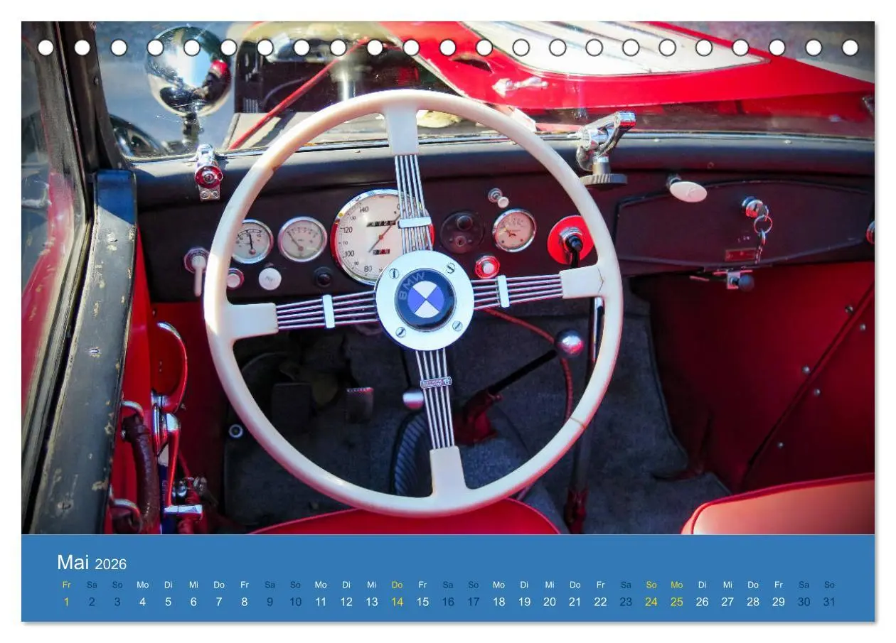 Bild: 9783457697856 | BMW Classics (Tischkalender 2026 DIN A5 quer), CALVENDO Monatskalender