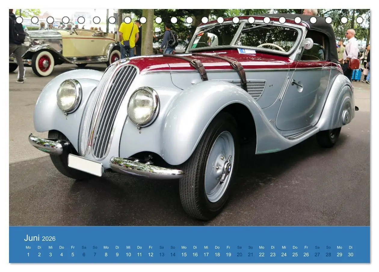 Bild: 9783457697856 | BMW Classics (Tischkalender 2026 DIN A5 quer), CALVENDO Monatskalender
