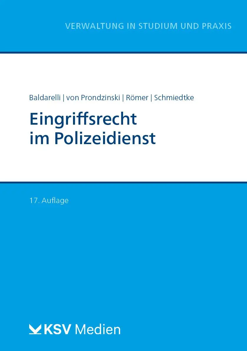 Baldarelli, Marcello: Eingriffsrecht im Polizeidienst