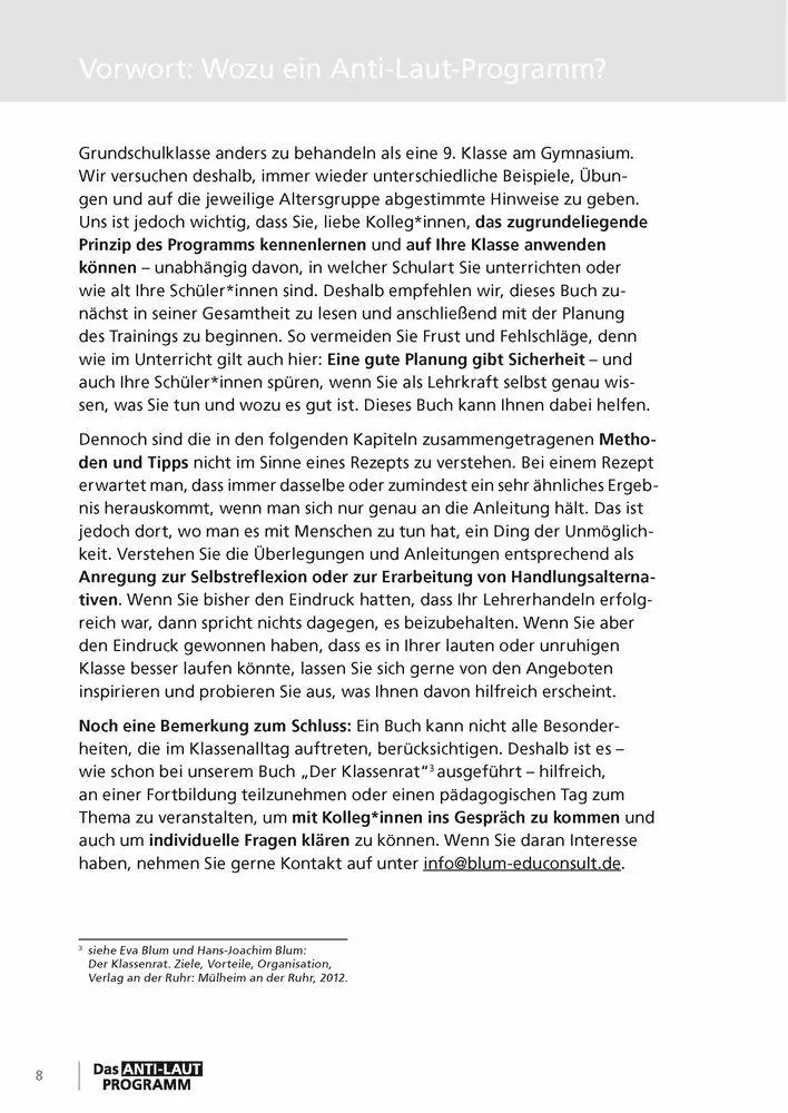 Bild: 9783834647856 | Das Anti-Laut-Programm | Eva Blum (u. a.) | Taschenbuch | Klebebindung