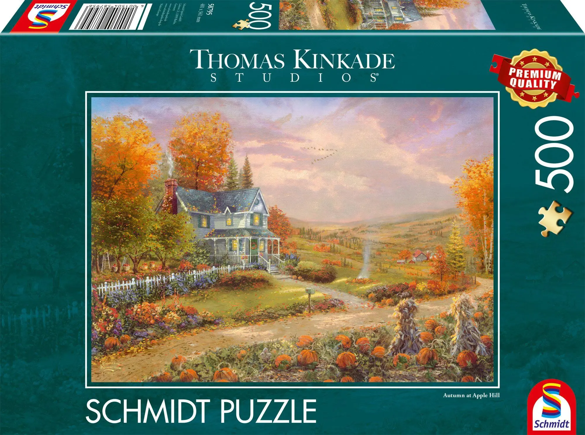 Cover: 4001504587956 | Herbst in Apple Hill | Puzzle Thomas Kinkade 500 Teile | Spiel | 58795