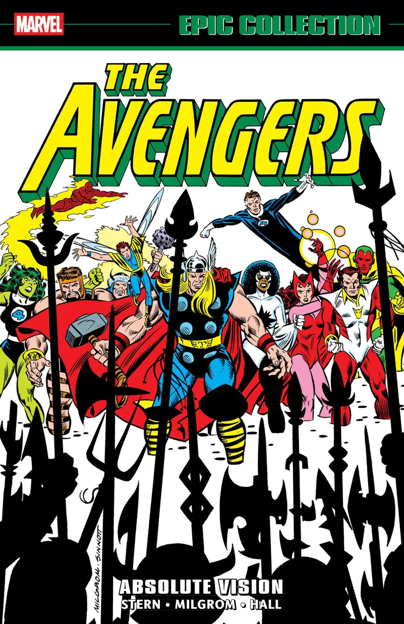 Cover: 9781302967956 | Avengers Epic Collection: Absolute Vision | Roger Stern (u. a.) | Buch