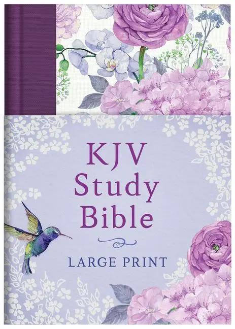 Cover: 9781643527956 | KJV Study Bible - Large Print [hummingbird Lilacs] | Staff | Buch