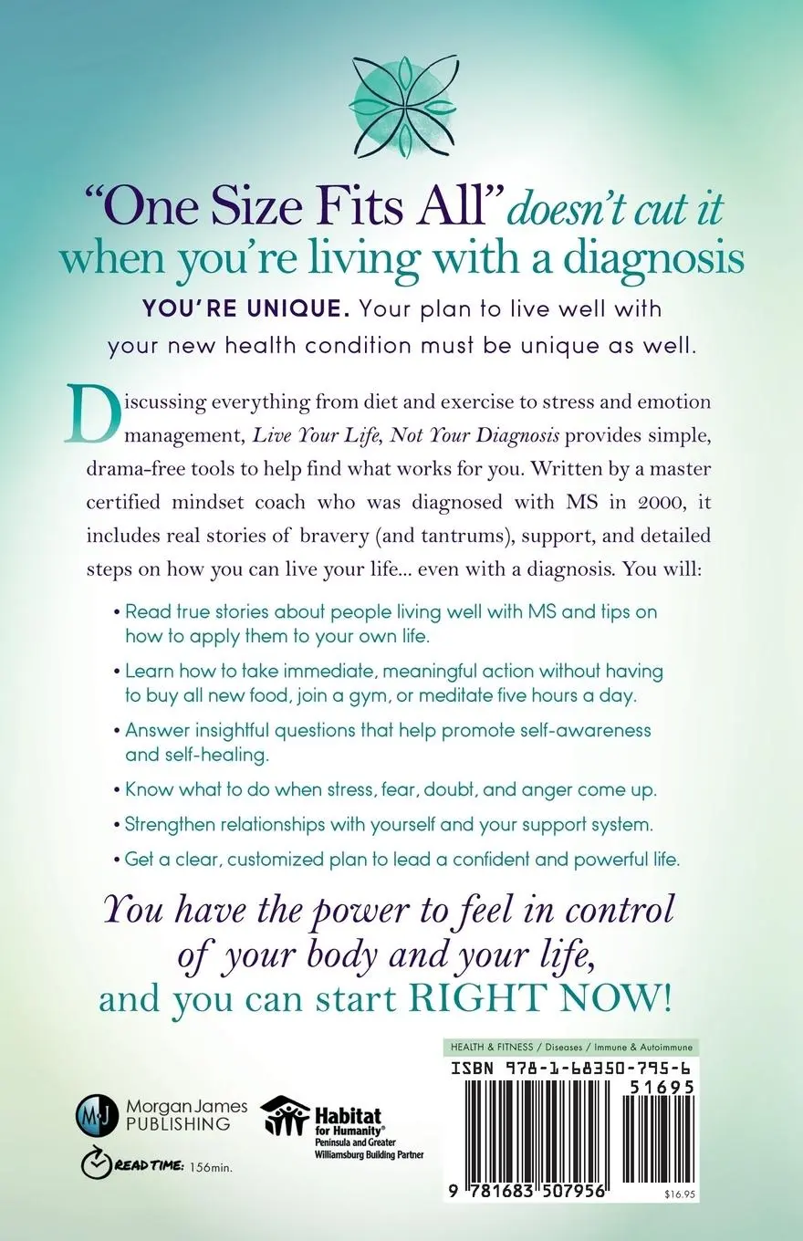 Rückseite: 9781683507956 | Live Your Life, Not Your Diagnosis | Andrea Wildenthal Hanson | Buch