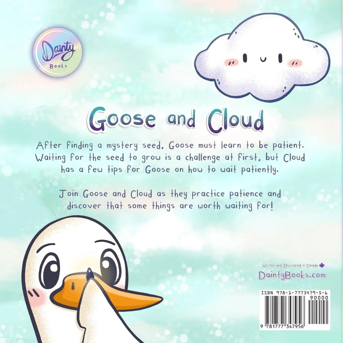 Rückseite: 9781777347956 | Goose and Cloud | The Mystery Seed | Candace Carrothers | Taschenbuch