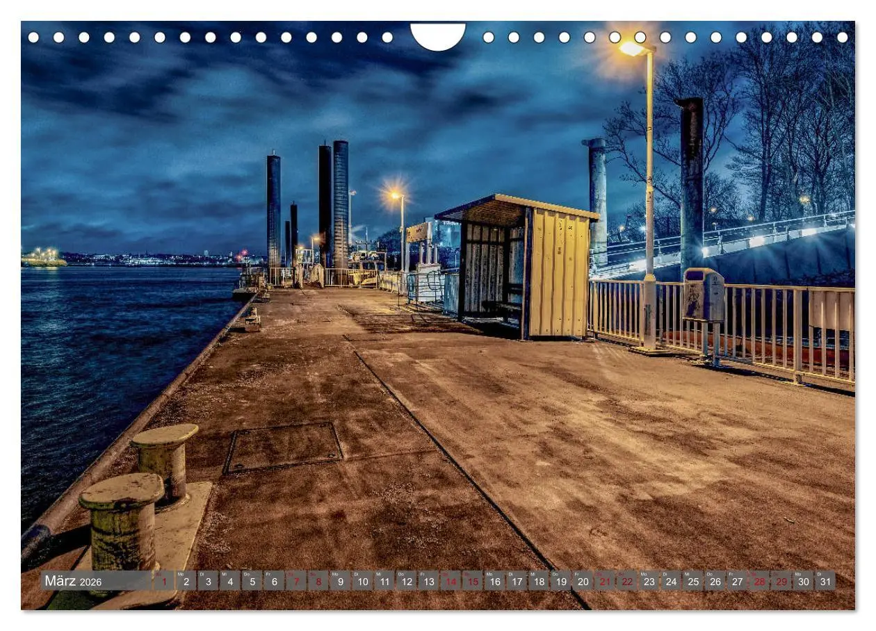 Bild: 9783457757956 | Hamburg City Vibes (Wandkalender 2026 DIN A4 quer), CALVENDO...