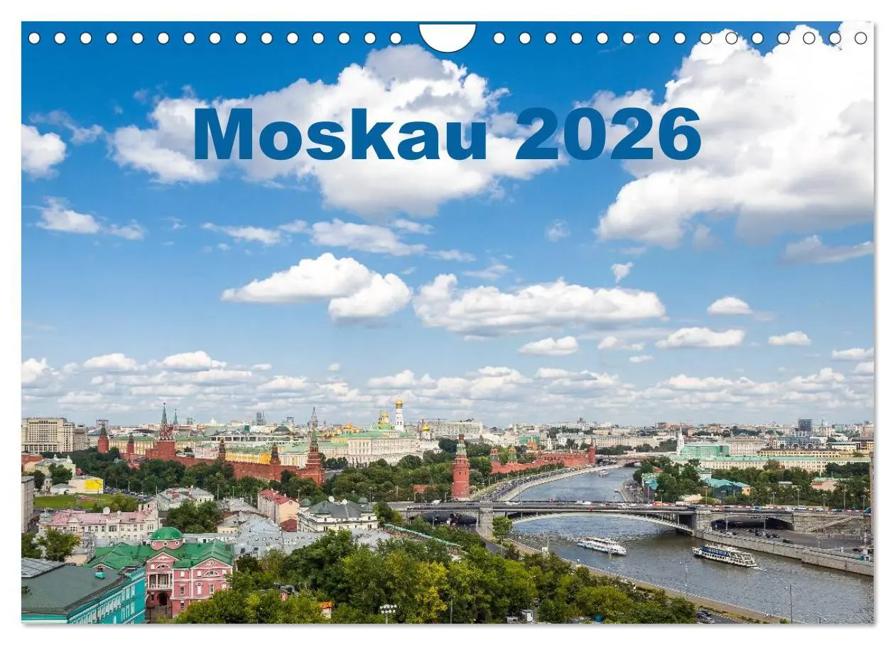 Cover: 9783516087956 | Moskau 2026 (Wandkalender 2026 DIN A4 quer), CALVENDO Monatskalender