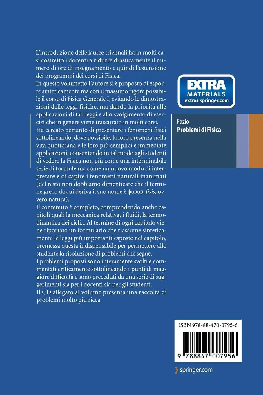 Rückseite: 9788847007956 | Problemi Di Fisica | Michelangelo Fazio | Taschenbuch | xi | 2008