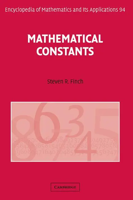 Cover: 9780521818056 | Mathematical Constants | S. Finch (u. a.) | Buch | Englisch | 2010 Cover: 9780521818056 | Mathematical Constants | S. Finch (u. a.) | Buch | Englisch | 2010