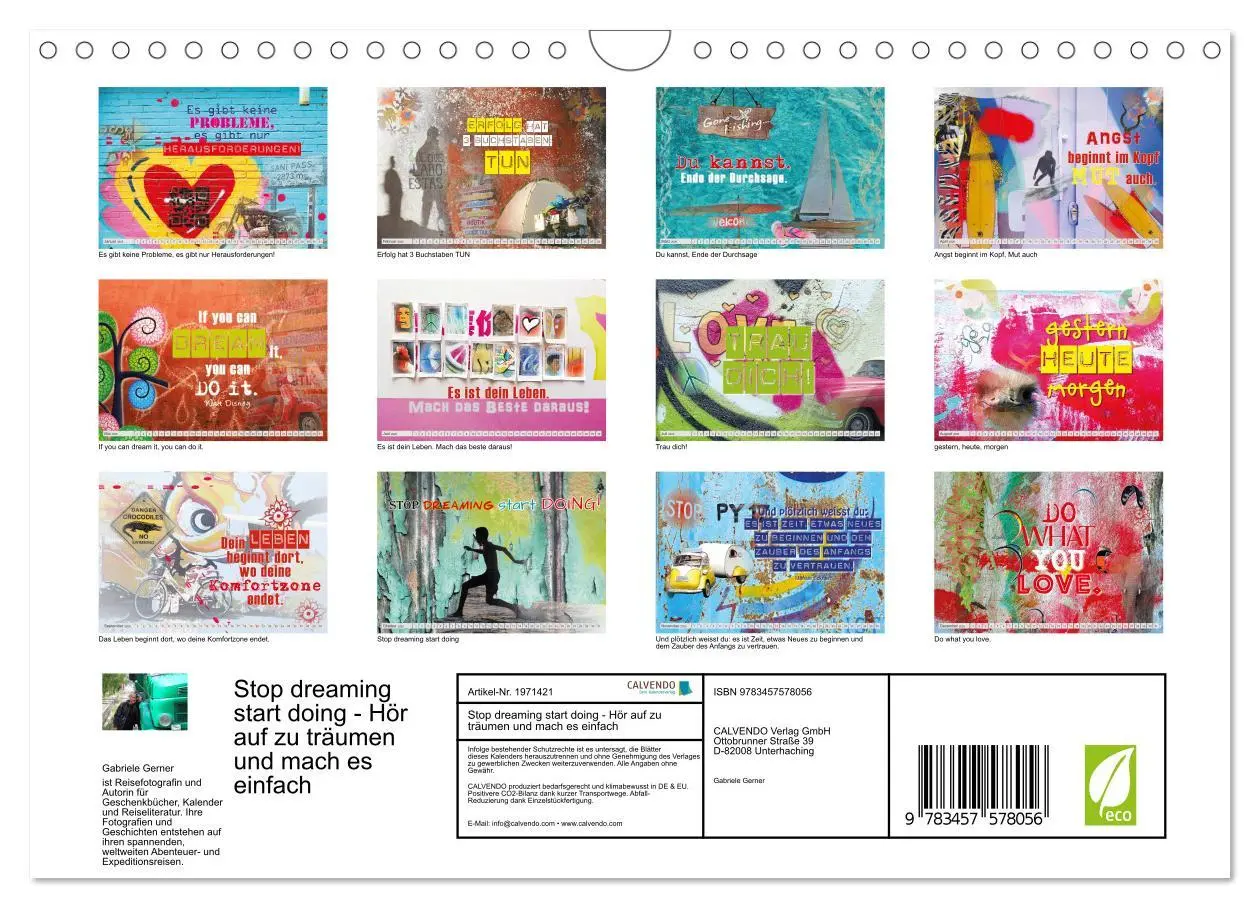 Bild: 9783457578056 | Stop dreaming start doing - Hör auf zu träumen und mach es einfach...
