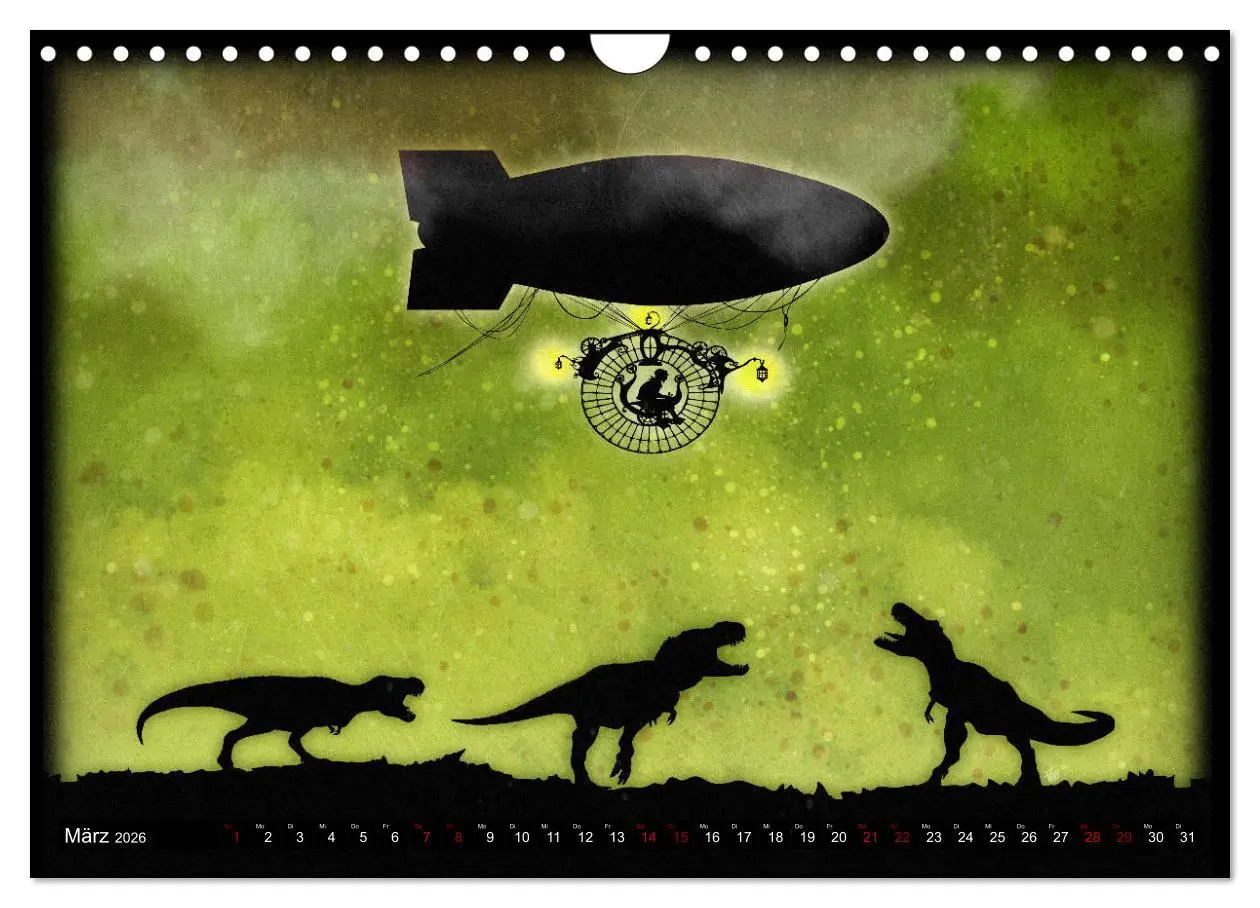 Bild: 9783457888056 | Luftschiffe über fremden Landschaften (Wandkalender 2026 DIN A4...