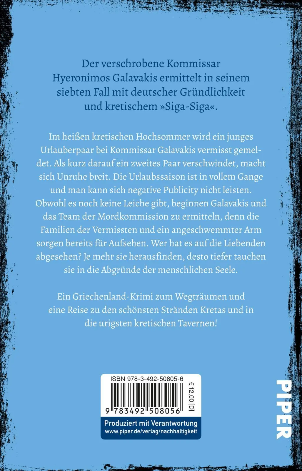 Rückseite: 9783492508056 | Barbarisches Kreta | Nikola Vertidi | Taschenbuch | 384 S. | Deutsch
