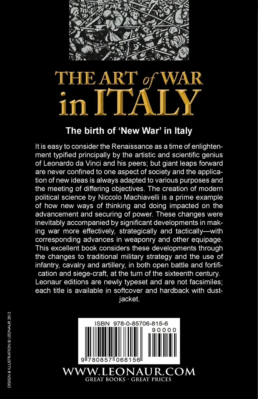Rückseite: 9780857068156 | The Art of War in Italy, 1494-1529 | F. L. Taylor | Taschenbuch | 2012