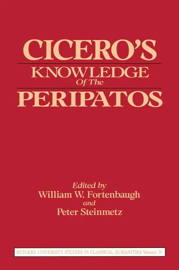 Cover: 9781138508156 | Cicero's Knowledge of the Peripatos | William W. Fortenbaugh (u. a.)