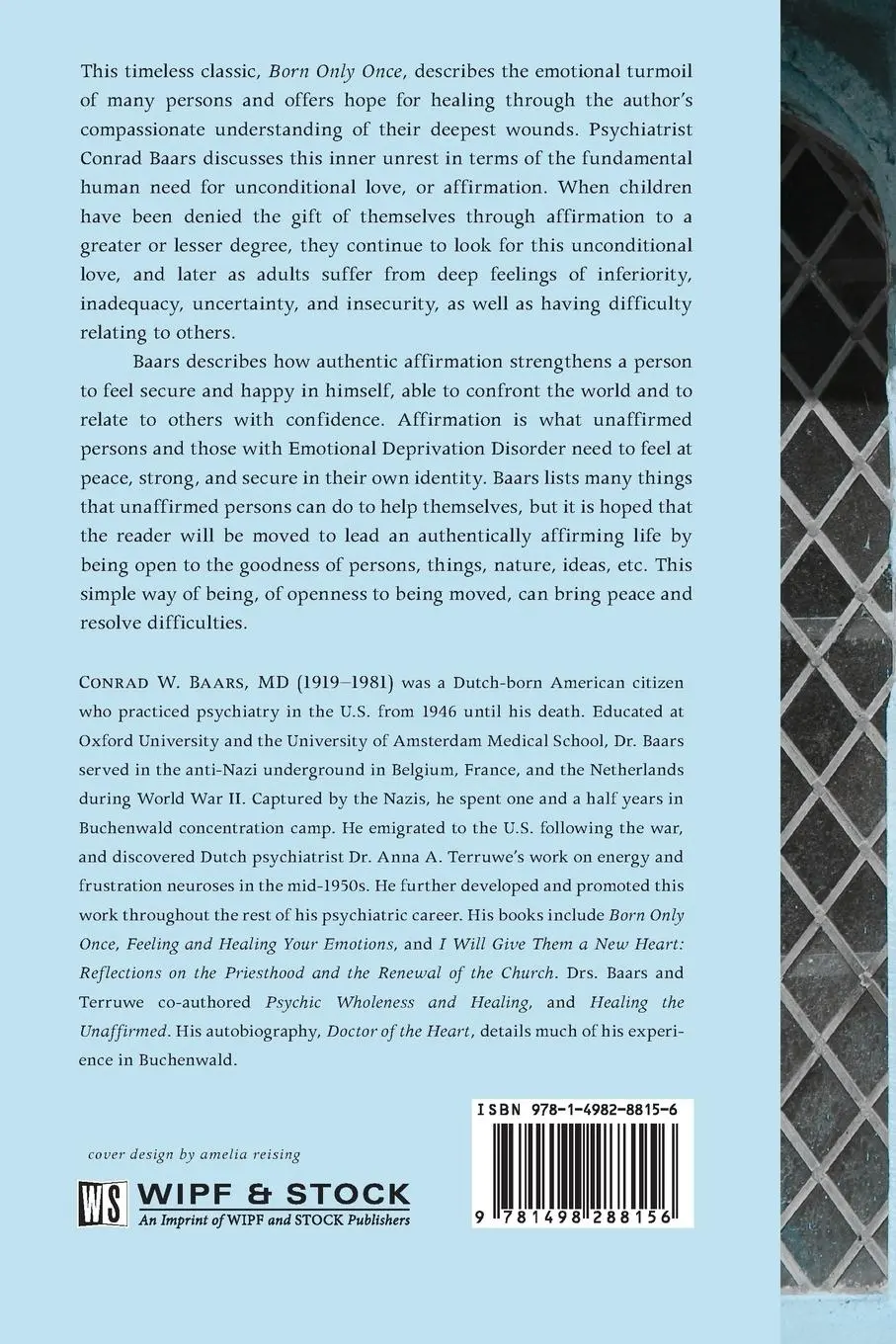 Rückseite: 9781498288156 | Born Only Once, Third Edition | Conrad W. Baars | Taschenbuch | 2016