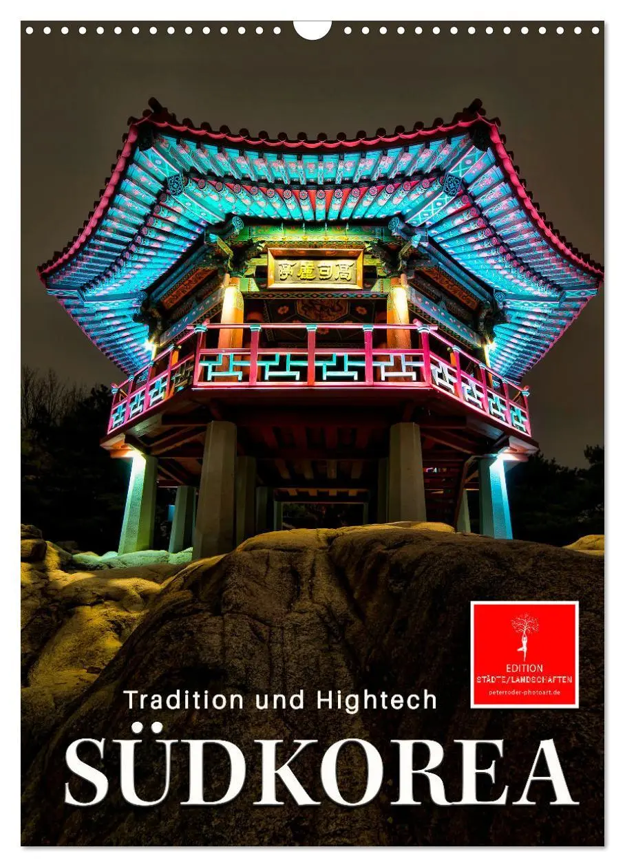 Cover: 9783516348156 | Südkorea - Tradition und Hightech (Wandkalender 2026 DIN A3 hoch),...