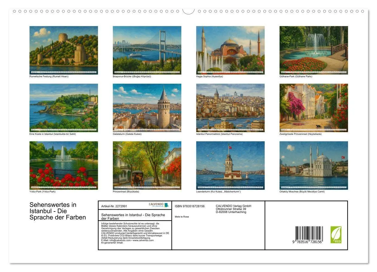 Bild: 9783516728156 | Sehenswertes in Istanbul - Die Sprache der Farben (hochwertiger...