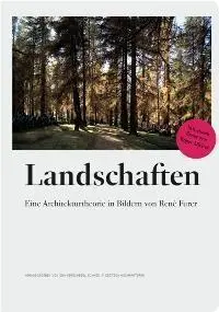 Cover: 9783909928156 | Landschaften | Eine Architekturtheorie in Bildern von René Furer